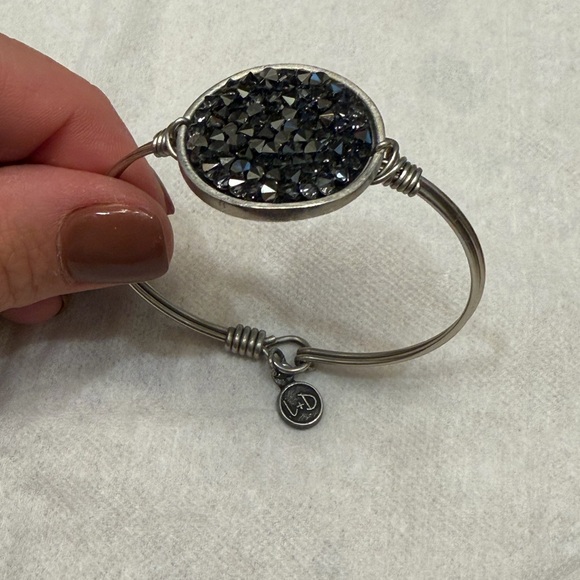 Luca + Danni Silver and Black Crystal Bracelet - Picture 4 of 6